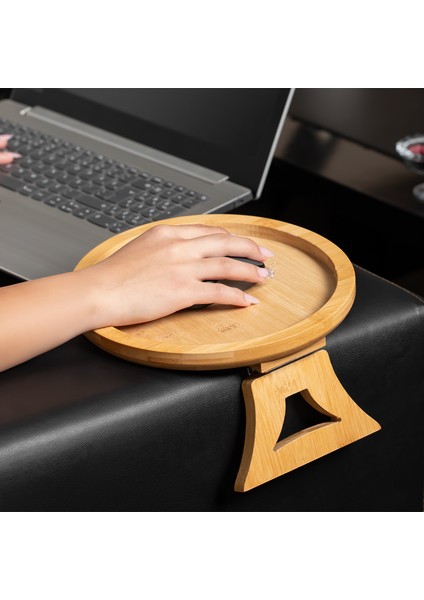 PBT-414 Bambu Koltuk Matı Ahşap Kanepe Koltuk Kenarı Sehpa Yan Sehpa Koltuk Katlanabilir Koltuk Kenarı Tepsisi indirimleri