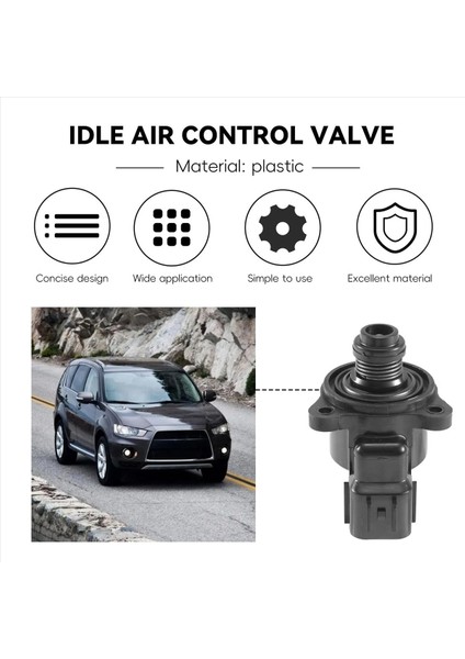 Mitsubishi Outlander Için Boşta Hızlı Hava Kontrol Vanası Lancer Galant Eclipse Dodge Stratus 1450A069 MD628166 1450A065 (Yurt Dışından) fırsatları