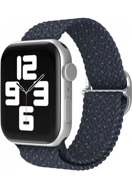 Apple Watch 42MM Star Kordon - Benekli Lacivert