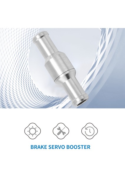 10MM Çek Valfi Fren Servo Booster Geri Dönüş Yok Tek Yol Valfı Dönüş Valf Vakum Hortumu Alüminyum Valf (Yurt Dışından) modelleri