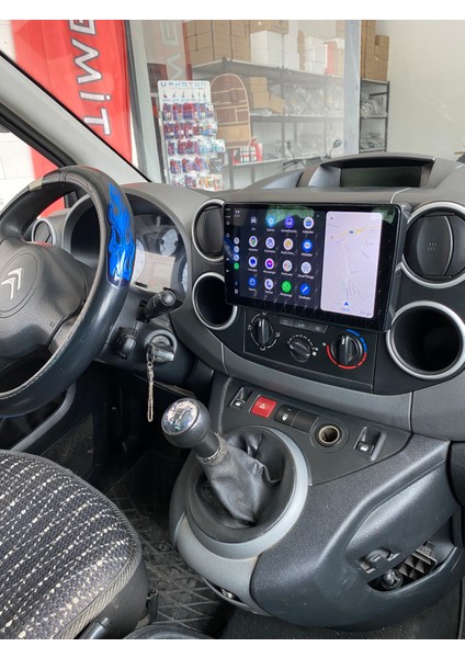 Cıtroen Berlıngo 2010-18 9" Uyumlu Android Multimedia Gerçek 4/64 Kablosuz Carplay Geri Görüş Kameralı fırsatları