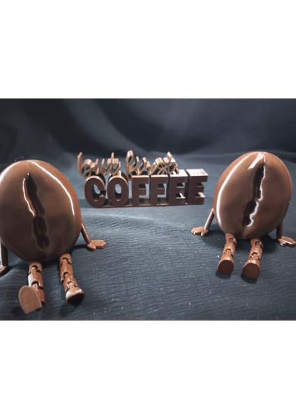 3 Boyutlu Kahve Çekirdeği ve 'but First Coffee' Dekoru fiyatları