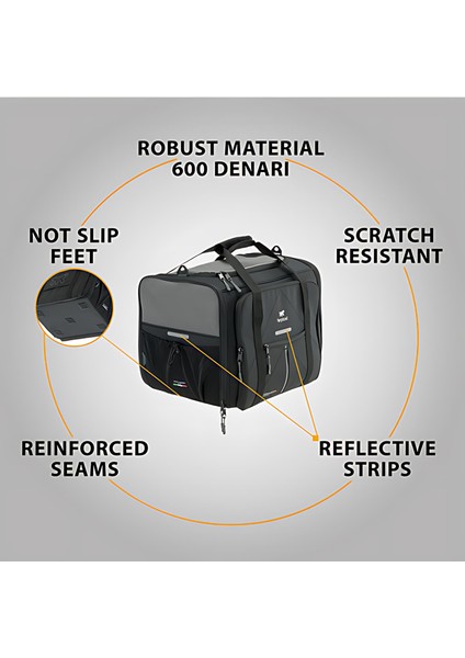 Voyager Pro 450 Kedi Köpek Kumaş Taşıma Çantası Siyah 50X39X39 cm modelleri