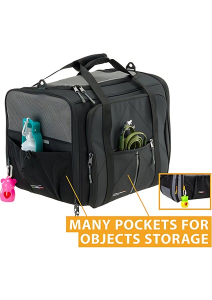 Voyager Pro 450 Kedi Köpek Kumaş Taşıma Çantası Siyah 50X39X39 cm indirimleri