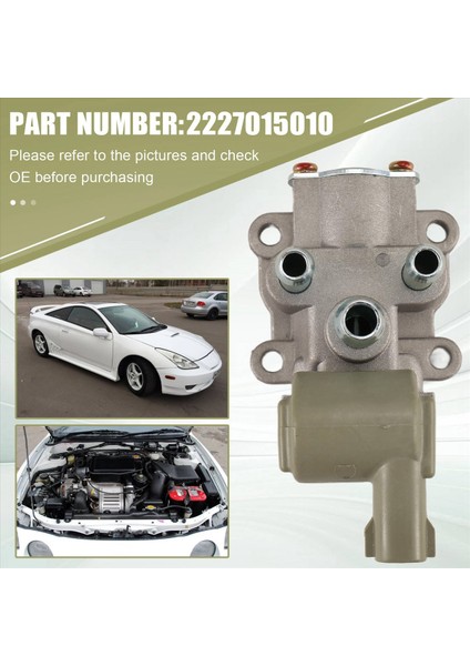 2227015010 Toyota Celıca Corolla Carına Corana Sprınter Carıb Için Araç Biçiye Kurulu Kontrol Vana Motor (Yurt Dışından) indirimleri