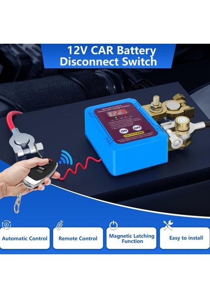 Uzak Pil Bağlantı Kesme Anahtarı 12V 240A LED Voltaj Ekranı Otomatik Güç Kapatma Anahtarı Otomatik Araba Kamyonu Için (Yurt Dışından) fiyatları