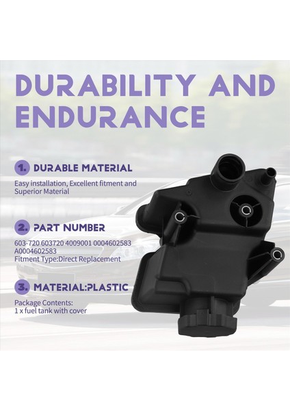 Benz CL550 CLS550 Için Kapak 603-720 4009001 0004602583 ile Hidrolik Direksiyon Rezervuarı Yakıt Deposu (Yurt Dışından) indirimleri