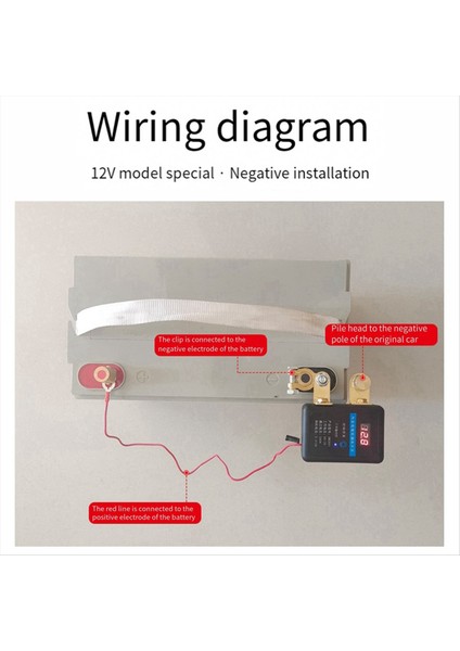 Uzak Pil Bağlantısı Anahtarı 12V 260A Öldürme Anahtarı Otomatik Güç Kapalı Uzak Araç Kamyonu ile Pil Tahlisini Önleyin B (Yurt Dışından) fırsatları