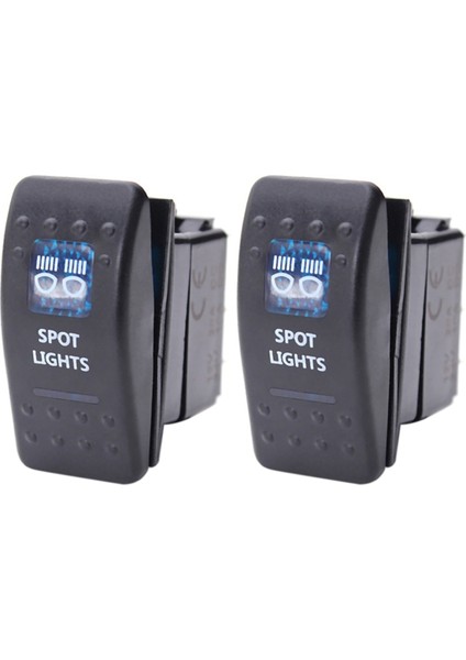 2x Araba Teknesi Arb Carling Çift LED Işık Rocker Switch Spst On-Off 12/24V Ce 10A 3 (Yurt Dışından)