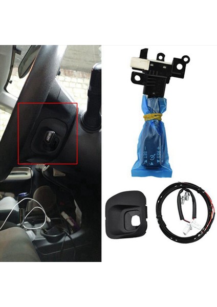 Toyota Prius Plug-In Hibrid Aqua Için Kapak 45186-47030-C0 ile 2x Direksiyon Simidi Seyir Kontrol Anahtarı 84632-34011 (Yurt Dışından) fiyatları