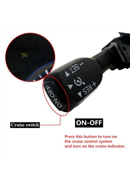 Toyota Prius Plug-In Hibrid Aqua Için Kapak 45186-47030-C0 ile 2x Direksiyon Simidi Seyir Kontrol Anahtarı 84632-34011 (Yurt Dışından) modelleri