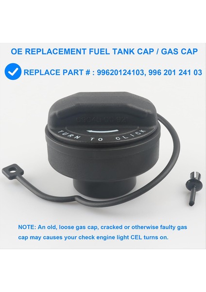 Araç Yakıt Dolgusu Kapak Yakıt Deposu Kapak Yakıt Kapağı Kayış Klibi 99620124103 Porsche Için 911 986 987 996 997 Cayman Boxster (Yurt Dışından) modelleri