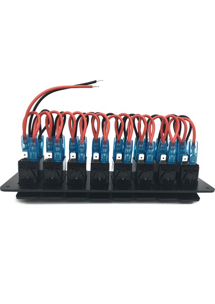 Araba Teknesi Arb Carling Çift LED Geri Işık Rocker Switch &amp 8 Çete 2 Işık Rocker Switch Panel Devre Kesici 12V Tekne (Yurt Dışından) indirimleri