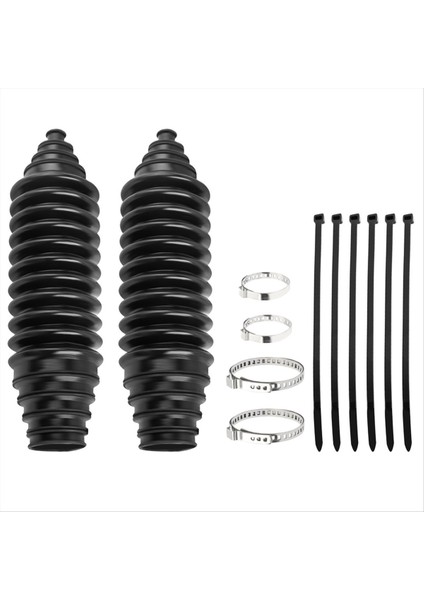 Araç Evrensel Direksiyon Rafı ve Pinyon Önyükleme Direksiyon Rafı Önyükleme Aracı Kiti Toz Geçirmez Silikon Iç Bağlantı Çubuk Önyükleme Seti (Yurt Dışından)