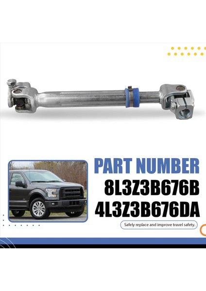Araç Direksiyon Mili Bağlantı Şaftı Direksiyon Şanzıman Şaftı 8L3Z-3B676-B 8L3Z3B676B 4L3Z3B676DA Ford F150 F-150 (Yurt Dışından) indirimleri