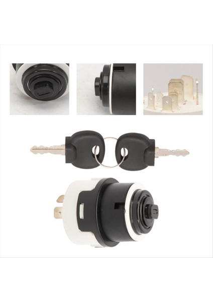 Traktör Ateşleme Anahtarı Kontak Anahtarı Kilit Çekirdek Montajı Evrensel 12 V Kontak Anahtarı (Yurt Dışından) modelleri