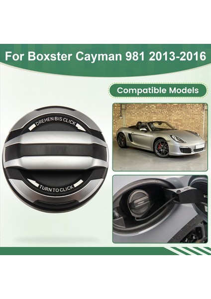 Porsche Boxster Cayman 981 2013-2016 Için Araba Yakıt Kapağı Yağ Tankı Kapağı 971044251 971044261 (Yurt Dışından) indirimleri