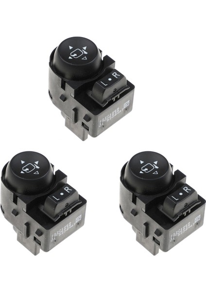 3x Yeni Güç Aynası Siyah Kontrol Düğmesi Switch Opel Astra 23301469 (Yurt Dışından)