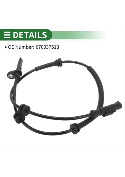 Abs Sensörü Tekerlek Hız Sensörü Kilitleme Önleme Sistemi Sensörü 670037513 Maserati Levante Ghibli Başkanı (Yurt Dışından) indirimleri