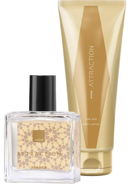 Kadın Parfüm ve Vücut Losyonu Seti – Çekici Çiçeksi Koku, 30 ml Parfüm ve 125 ml Losyon, Şık Hediyelik Kutu