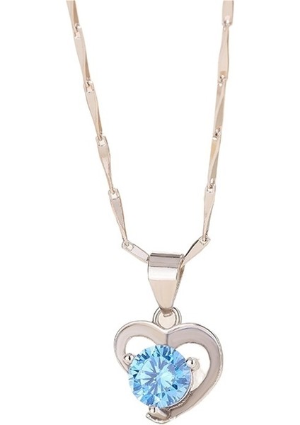 999 Ayar Gümüş Kolye, Kalp Şeklinde Köprücük Kemiği Zinciri, Kız Arkadaşınız Için Sevgililer Günü Hediyesi (Yurt Dışından)