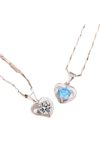 999 Ayar Gümüş Kolye, Kalp Şeklinde Köprücük Kemiği Zinciri, Kız Arkadaşınız Için Sevgililer Günü Hediyesi (Yurt Dışından) fiyatları