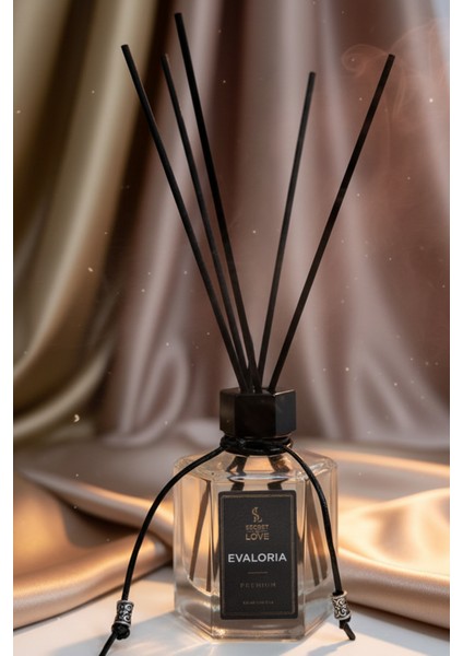 Evaloria Premium Çubuklu Oda Kokusu 120 ml – Uzun Kalıcı Çiçek & Vanilya & Yumuşak Pudra Notaları fırsatları