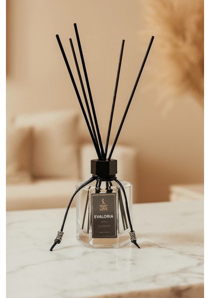 Evaloria Premium Çubuklu Oda Kokusu 120 ml – Uzun Kalıcı Çiçek & Vanilya & Yumuşak Pudra Notaları indirimleri
