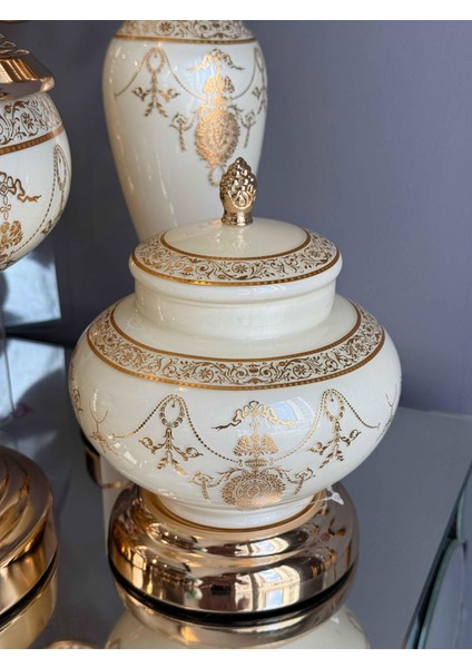 Helena Hand Made 7 Parça Krem Salon Seti fırsatları