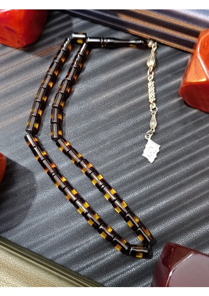 Uçak Camı Tesbih – Sarı-Siyah Kesme Kesim fiyatları