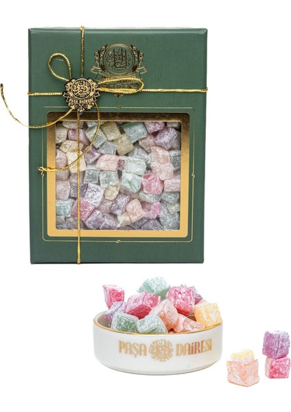 Karışık Meyve Aromalı Kuş Lokumu Hediyelik Kutulu 300 gr