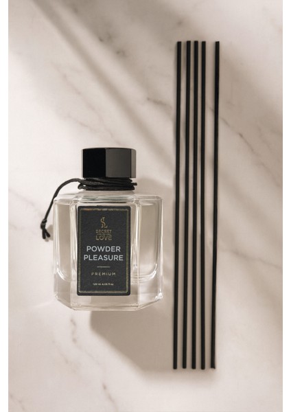 Powder Pleasure Premium Çubuklu Oda Kokusu 120 ml – Uzun Kalıcı Pudra & Temizlik Kokusu indirimleri