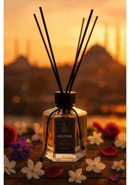 Yeditepe Premium Çubuklu Oda Kokusu 120 ml – Uzun Kalıcı, Amber & Misk & Sedir indirimleri