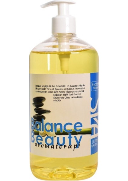 Balance - Beauty Aromaterapi Masaj Yağı %100 Doğal 1 Lt. / Ryotopro Balance - Beauty Aromatherapy Massage Oil 100% Natural 1 Lt.