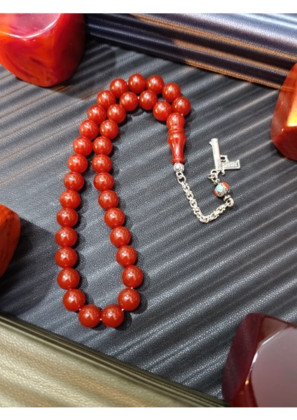 Çubuk Kehribar Tesbih – Bal Rengi Küre Kesim fiyatları