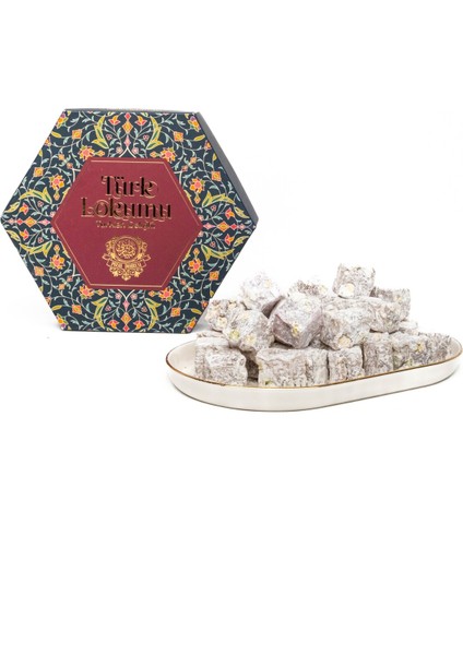 Çifte Kavrulmuş Antep Fıstıklı Lokum Hediyelik Kutulu 300 gr modelleri