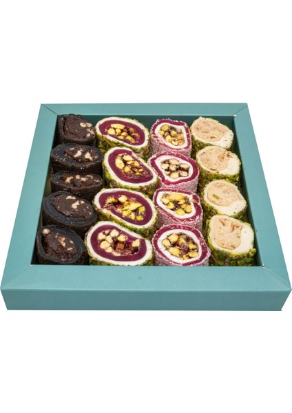 Fıstık Kaplı Narlı, Oreo Kaplı Brownili, Fıstık Kaplı Güllü, Antep Fıstıklı Sarma Lokum Seti fiyatları