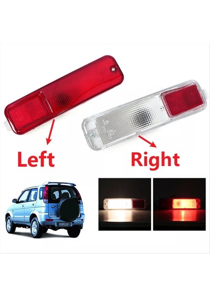 J100 1998-2005 Için 1 Çift Arka Tampon Işık Reflektörü Fren Sinyal Uyarısı 8150287401 (Yurt Dışından) fiyatları
