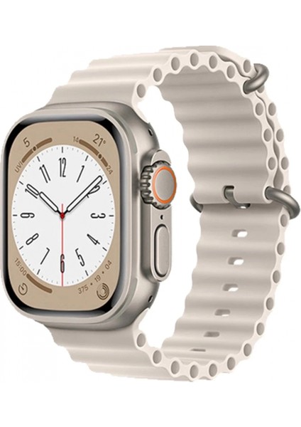 Apple Watch 38MM Ocean Kordon - Krem