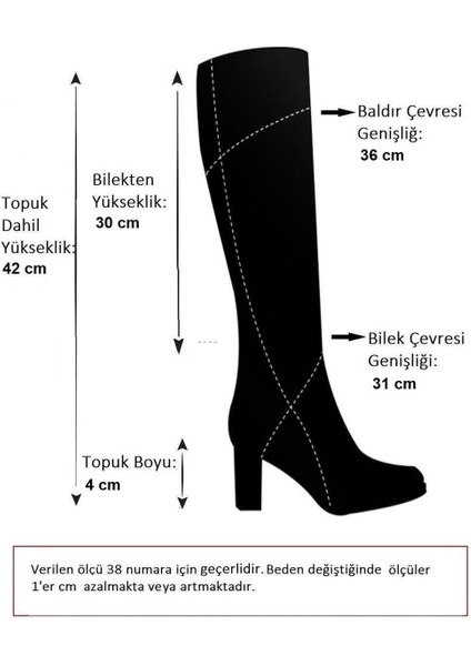 V312513560 Bordo Rustik Alçak Topuklu Kadın Çizme