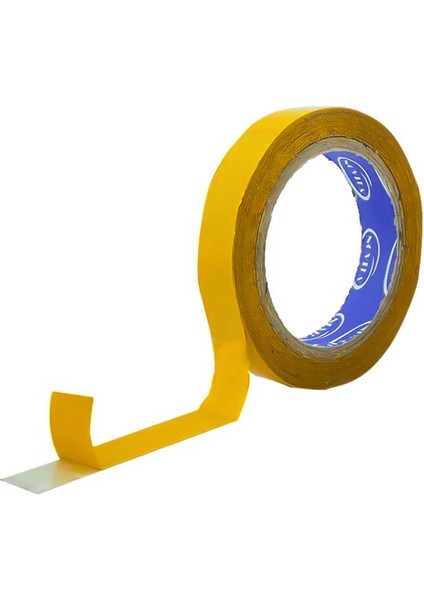 Çift Taraflı Bant Sarı 25MM x 50M
