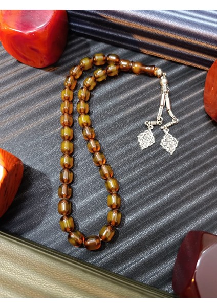 Çubuk Kehribar Tesbih – Şeffaf Yeşil fiyatları