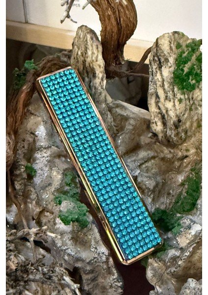 Mavi Taşlı USB Şarjlı Elektronik Çakmak modelleri