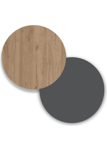 Forte Tv Ünitesi Kapaklı Kitaplık Raf Sepet-Antrasit For1-Sa