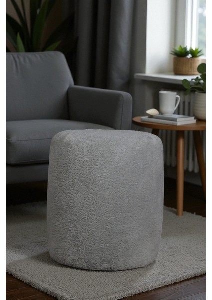 Venıce Modern Peluş Silindir Puf – Yumuşak Dekoratif Bench modelleri