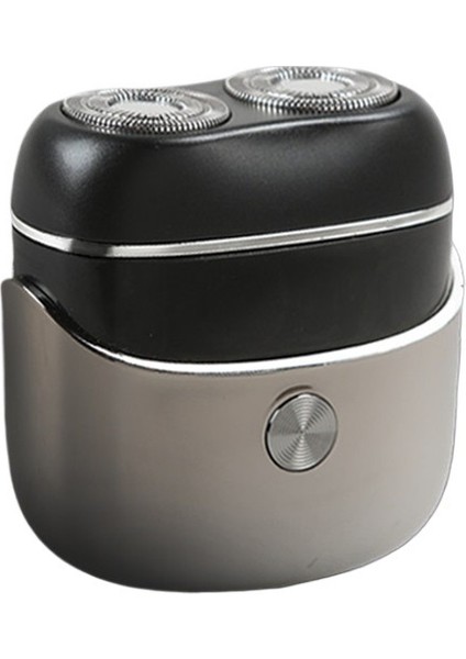 Mini Elektrikli Tıraş Makinesi, Tamamen Yıkanabilir, Çift Başlı Manyetik Tıraş Makinesi, Ev Kullanımı Için Taşınabilir Erkek Tıraş Makinesi. (Yurt Dışından)