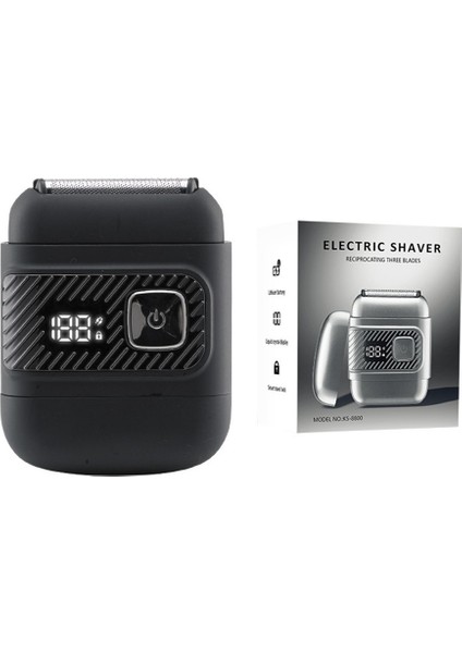 Üç Bıçaklı Alternatif Tıraş Makinesi, Mini Elektrikli Tıraş Makinesi, Taşınabilir Erkek Tıraş Makinesi. (Yurt Dışından)