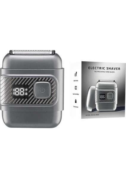 Üç Bıçaklı Alternatif Tıraş Makinesi, Mini Elektrikli Tıraş Makinesi, Taşınabilir Erkek Tıraş Makinesi. (Yurt Dışından)