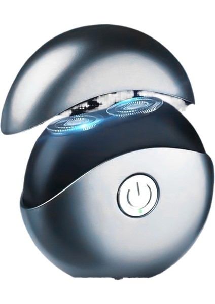 Erkekler Için USB Şarj Edilebilir Mini Elektrikli Tıraş Makinesi, Taşınabilir Küçük Uçan Daire Kafa Tıraş Makinesi (Yurt Dışından)
