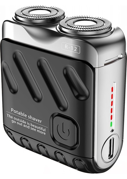 Elektrikli Tıraş Makinesi, Süper Temiz Yeni Sakal Düzeltici, Erkekler Için Mini Taşınabilir Tıraş Makinesi, Otomatik ve Manuel. (Yurt Dışından)